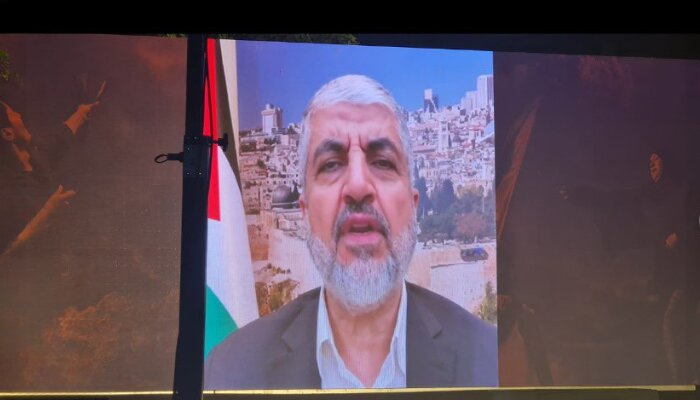 Former Hamas chief virtually addresses rally by Jamaat e Islami youth wing in Kerala’s Malappuram, ‘Buldoze Hindutva, unroot Zionism’ slogans raised
