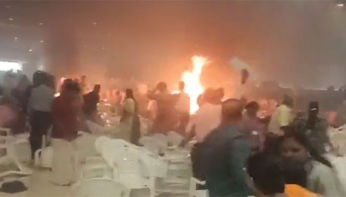 One killed in multiple blast in Kerala