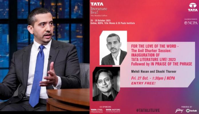 Mehdi Hasan, who compared non-Muslims to ‘animals’, enjoys the hospitality of Tata, Shashi Tharoor and Rajdeep Sardesai: Netizens express disgust