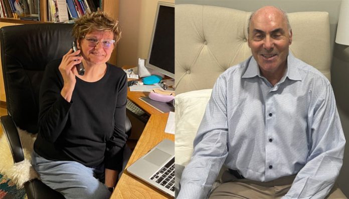 Professor Katalin Kariko and Professor Drew Weissman