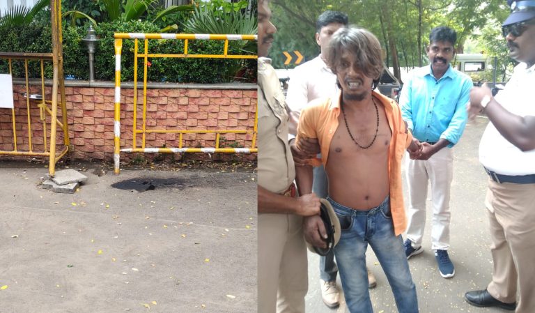 Chennai: Man who attacked TN BJP office in 2022 hurls petrol bomb outside Raj Bhavan, BJP trains guns at ruling DMK