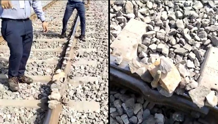 Major accident averted on Udaipur-Jaipur Vande Bharat Express, stones and rods were kept on railway tracks in a potential derailing attempt