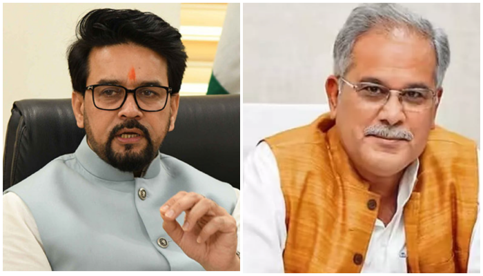 ‘BhuPay karo’: Union Minister Anurag Thakur slams Chhattisgarh CM Bhupesh Baghel over 508 crore bribery allegations in Mahadev App case
