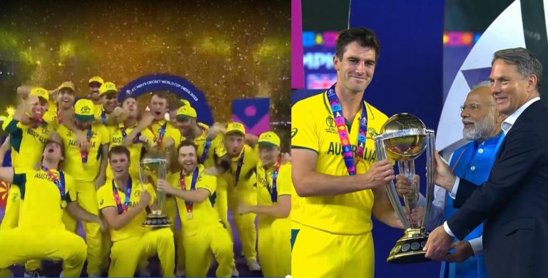Australia wins the 13th ODI Cricket World Cup by defeating India by 6 wickets in Ahmedabad, slow middle overs cost the host the title