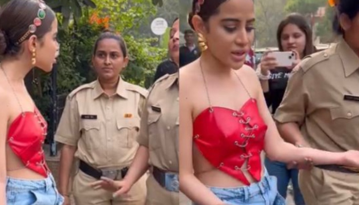 TV ‘actress’ Urfi Javed arrested for her clothes? Video showing Police taking her into custody goes viral
