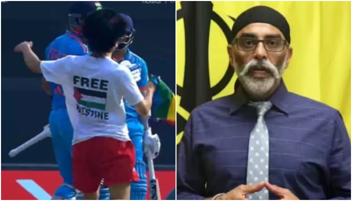 SFJ’s Pannun declares $10000 reward to arrested Australian who ran inside field during World Cup final match wearing ‘Free Palestine’ T-shirt