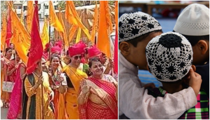Punjab: Children from Muslim community throw toilet cleaner on women in Hindu Shobha Yatra in Nabha, complained filed