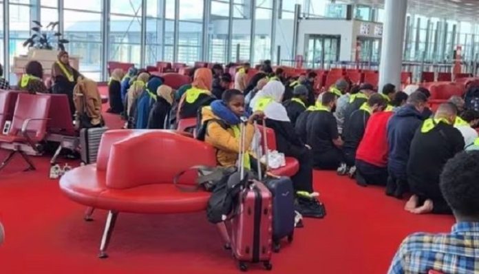 Dozens of Muslims collectively offered Namaz in Paris' largest airport, creates stir