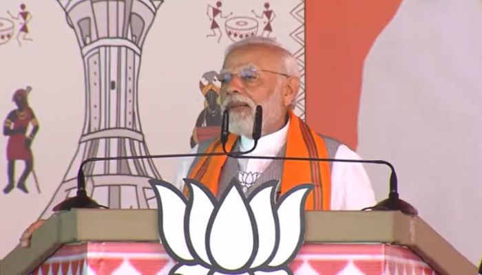 Chhattisgarh: PM Narendra Modi addresses an election rally in Durg, makes ’30 per cent commission’ jibe at CM Bhupesh Baghel
