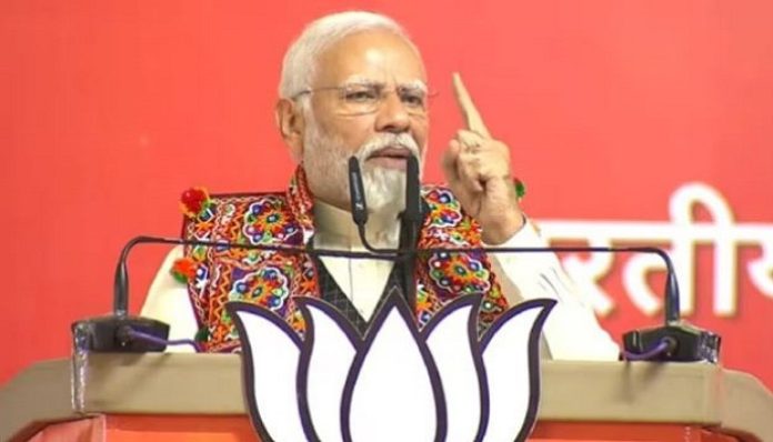 PM Modi raked the issue of Sar Tan Se Juda slogans during his rally in Madhya Pradesh