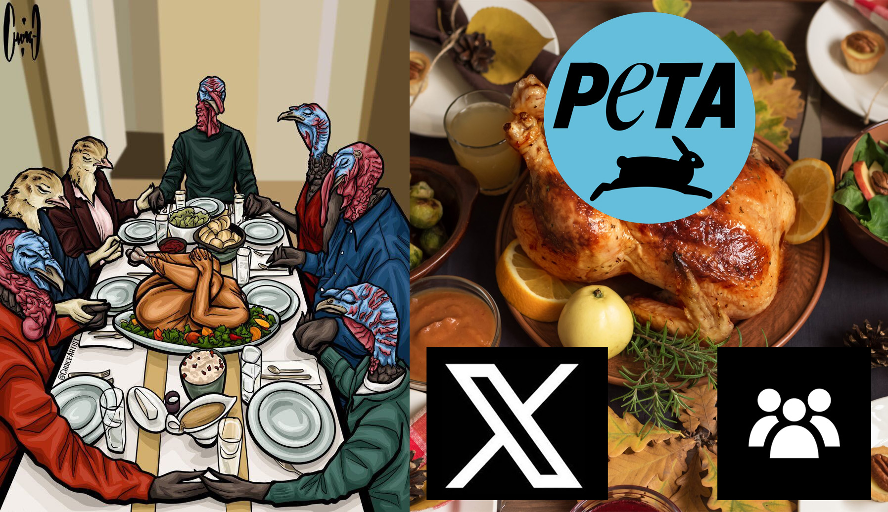 Turkeys are not vegan: PETA's non-stop preaching ahead of Thanksgiving ...