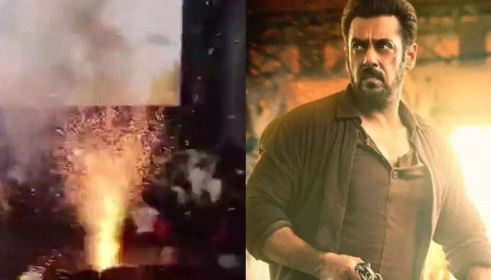 Salman Khan's fans recklessly burst firecrackers in seated areas of packed cinema hall triggering stampede-like situation