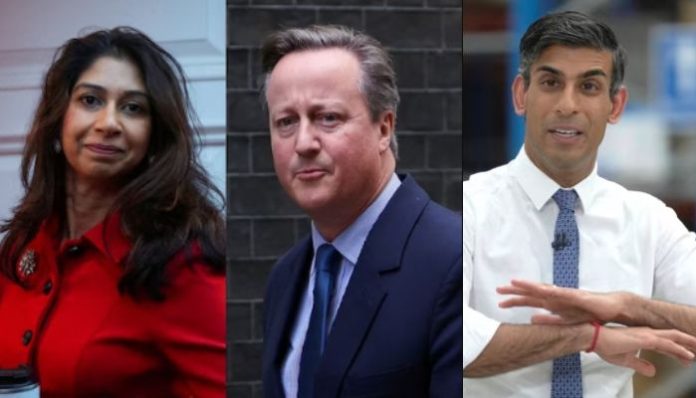 Former British PM David Cameron appointed Foreign Secretary in Rishi Sunak's cabinet rejig