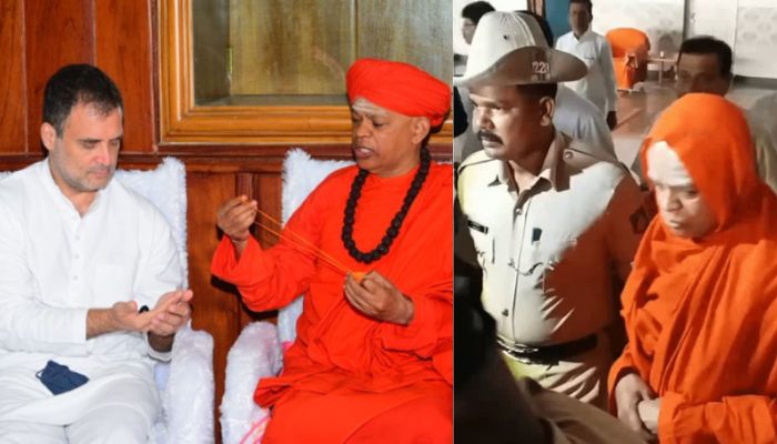 Karnataka: Seer of Chitradurga’s Murugharajendra Bruhanmutt, where Rahul Gandhi took ‘deeksha’, arrested in POCSO case