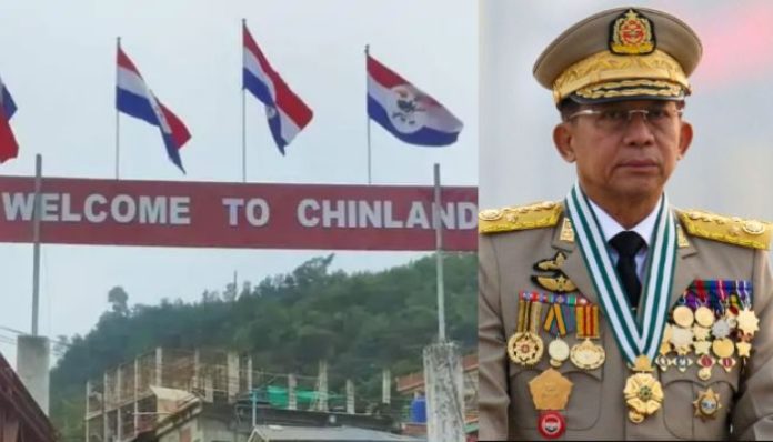 Myanmar's Armed rebel groups capture more towns near India border, erect board of 'Chinland'