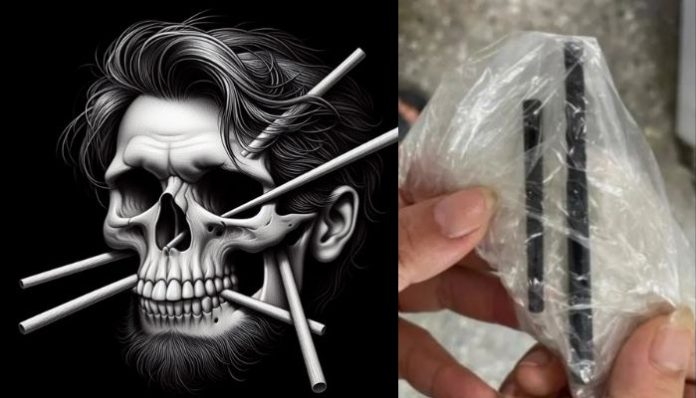 A man complaining of headache for months found out that he had a pair of chopsticks stuck in his skull