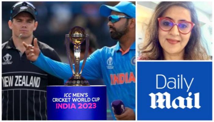 British paper uses ‘WhatsApp forward’ to say India has forced ICC to use a slow pitch for WC semifinal, Sagarika Ghose amplifies this rumour