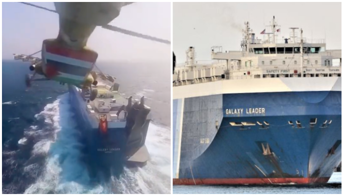 Yemen's Houthi rebels release video of cargo ship capture