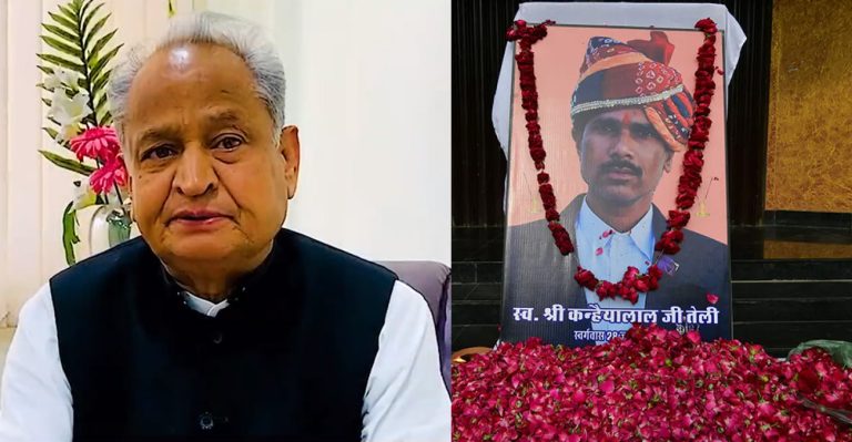 Rajasthan CM Ashok Gehlot makes bizarre claim, says Udaipur tailor Kanhaiya Lal’s killers were linked to BJP