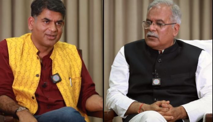 Non-implementation of Awas Yojana, increased State debt, withholding of caste data, allegations of corruption and quid pro quo: Chhattisgarh CM Bhupesh Baghel grilled ahead of polls