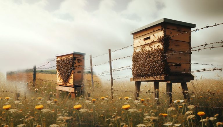 BSF installs beehives on the India-Bangladesh border fence to curb crimes and generate income for locals