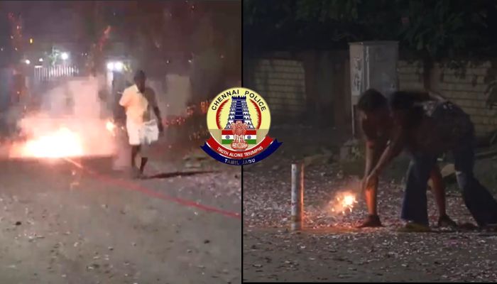 Chennai: Police lodge 581 cases against people for ‘flouting’ time limit of Supreme Court, burning firecrackers with ‘excessive noise’