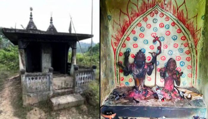 Assam: 200-year-old Shiv-Narayan temple set on fire in Karimganj, local women say arson carried out to hurt Hindu sentiments