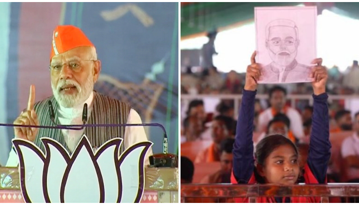 ‘Good luck and blessings’: PM Modi keeps his promise, writes to schoolgirl who brought his sketch at the Chhattisgarh rally