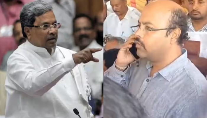 Cash for Transfer Scam: Siddaramaiah’s son Yathindra caught giving CMO staff orders on viral clip, opposition asks Karnataka CM to resign