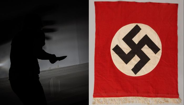 Jewish woman stabbed at her home in France, attacker defaces door with Nazi symbol Hakenkreuz