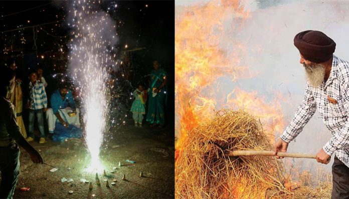 Diwali is blamed for poor AQI but farmers get free pass for burning stubble