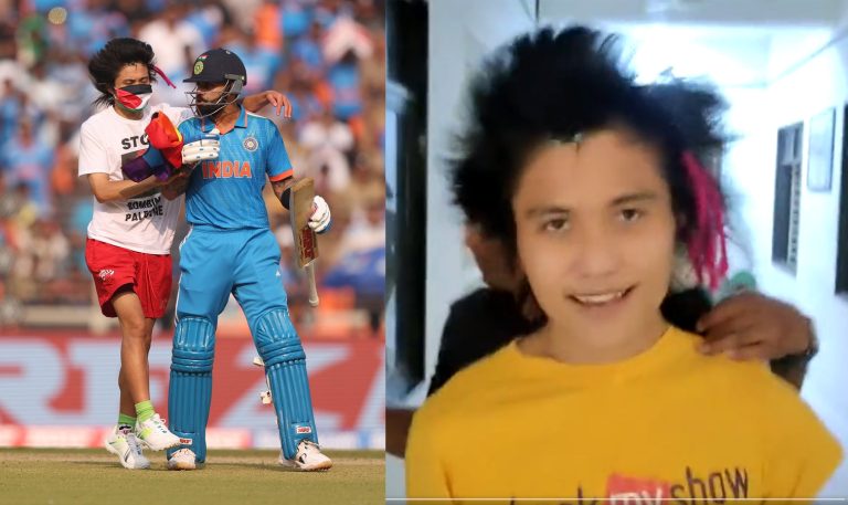Australian Pro-Palestine pitch invader with LGBTQ flag disrupts ICC Cricket World Cup Final and hugs Virat Kohli in Ahmedabad, arrested immediately