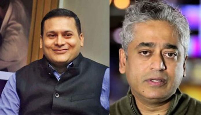 Amit Malviya and Rajdeep Sardesai