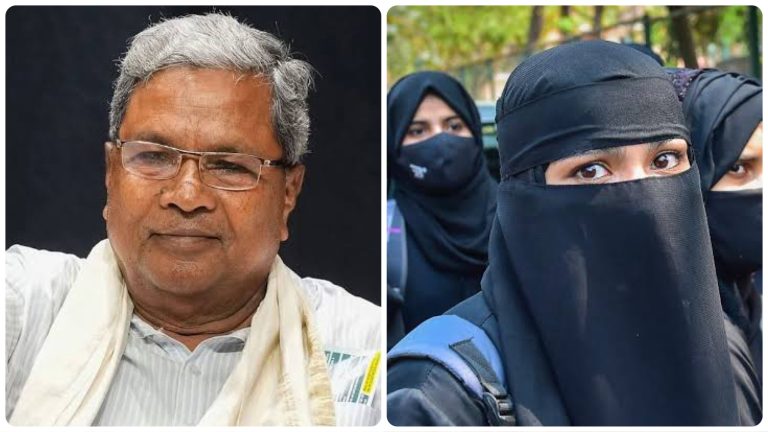 ‘Trying to sow poison of religious bigotry in harmonious society’: BJP slams Karnataka CM Siddaramaiah over decision to reverse hijab ban in colleges