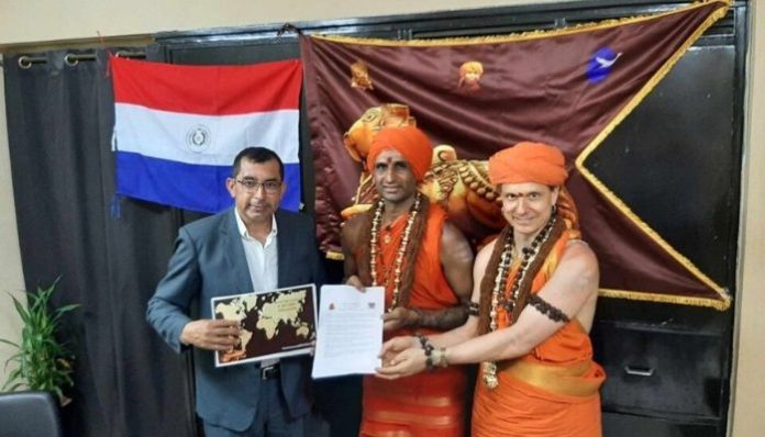 Paraguayan officer with delegation of United States of Kailasa