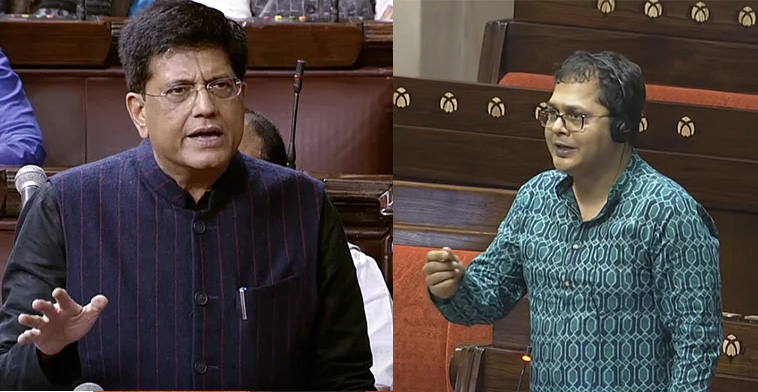 ‘Saket Gokhale spreading vicious lies with obvious malafide intent’: Union Minister Piyush Goyal slams the TMC MP for narrating fictitious conversation over suspension of MPs