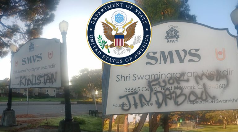 US State Department condemns vandalism of Swaminarayan Temple in California, police launch probe calling it a ‘targeted attack’