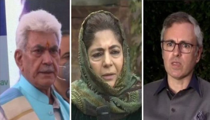 “Totally baseless”: Jammu-Kashmir LG refutes the claim that Mehbooba Mufti and Omar Abdullah are under house arrest
