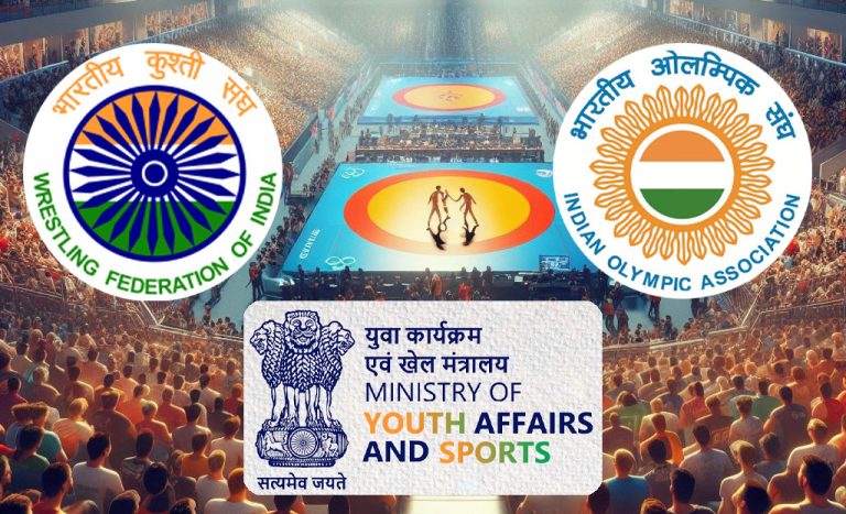 Sports Ministry asks Indian Olympic Association to form ad hoc committee to run the affairs of WFI after suspending all activities of the newly elected body