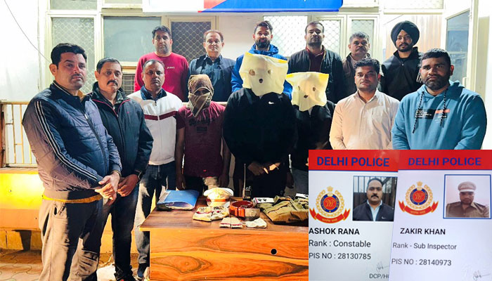 Delhi Police arrest Zishan and Zubair for posing as Police officials to loot spa and massage centres, used to demand sexual favours too