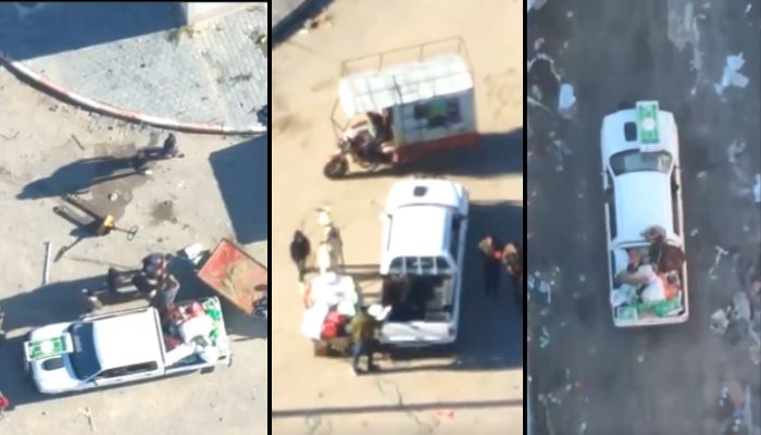 Hamas stealing humanitarian aid: Israel Defense Forces share video of terrorists looting relief material in Gaza