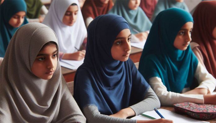 Islamists threatened govt school principal for asking female students to remove hijab inside classrooms