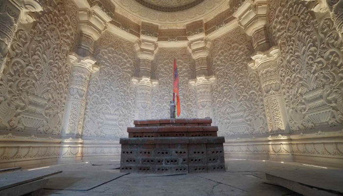 Ram Mandir Trust shares stunning photos of the sanctum-sanctorum where the idol of Ram Lalla would be installed