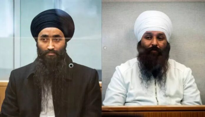 Two of the accused who conspired to kill Kiwi radio host.