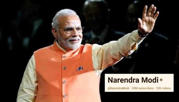 PM Modi becomes first global leader to cross 2 crore subscribers on YouTube, has 43 times more views than Ukranian President Zelenskyy