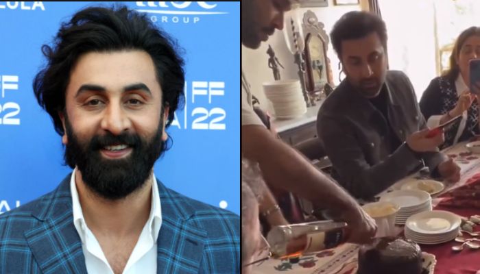 Complaint against Ranbir Kapoor after video goes viral showing ‘Animal’ actor pour liquor over cake while saying ‘Jai Mata Di’
