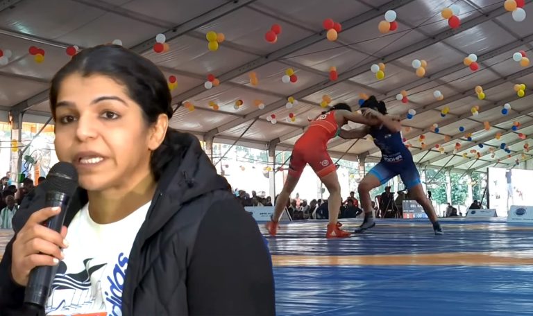 After quitting wrestling objecting to WFI election results, Sakshi Malik objects to holding junior nationals in UP’s Gonda, calls it “area of Brijbhushan”