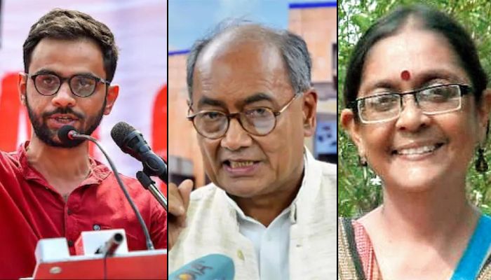 Digvijaya Singh comes out in support of urban naxals Shoma Sen and Umar Khalid: Here is what they are facing trial for