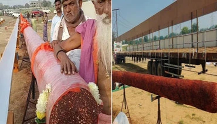 108 feet long Agarbatti made in Vadodara reaching Ayodhya ahead of Ram Mandir consecration ceremony