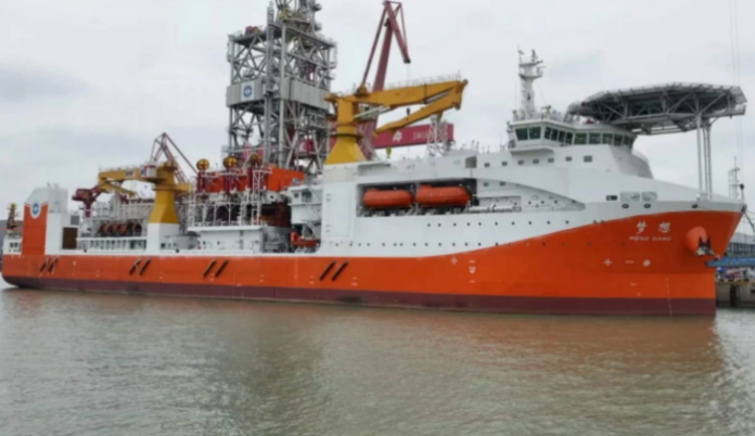 China builds deep drilling ship Mengxiang, with ambitions to reach earth's mantle